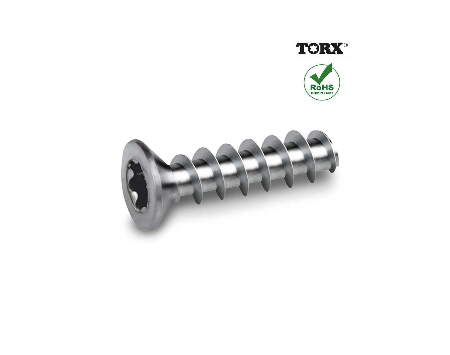 Tornillo CELOspArk®, Cabeza avellanada, TORX®