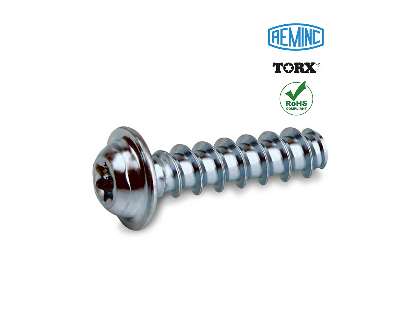 Tornillo REMFORM®, Cabeza alomada con arandela, TORX®